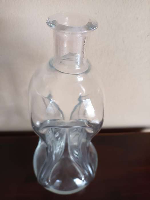 Unusual Shaped Glass Bottle