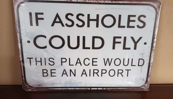 Tin Metal Sign