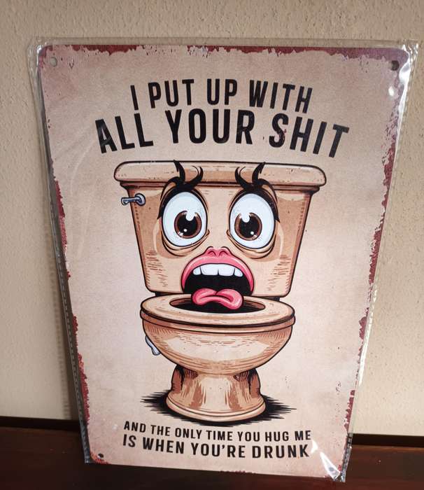 Tin Metal Sign