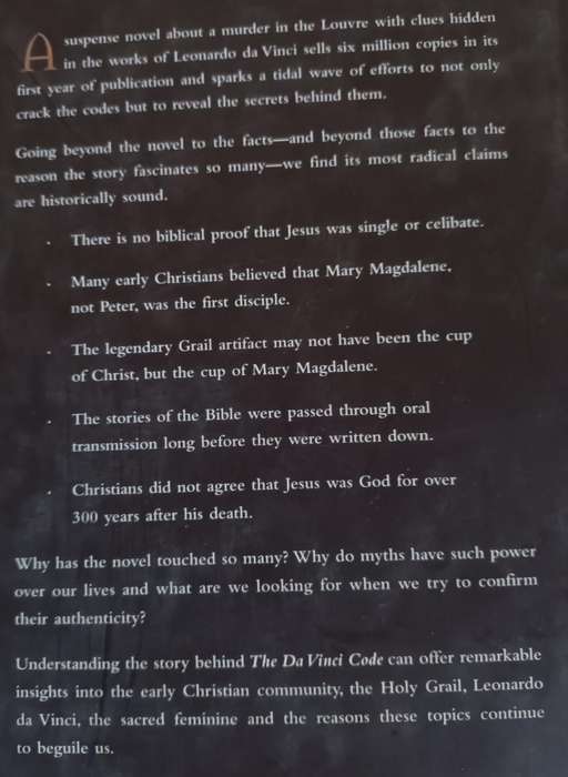 Beyond the Da Vinci Code