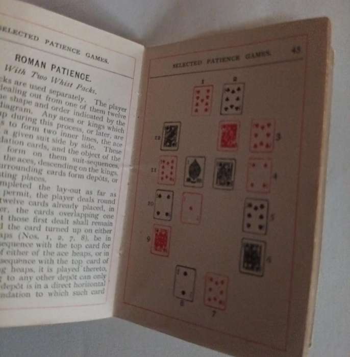 1915 Pocket Size Book on Patience Card Games