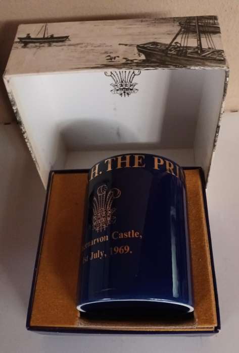 Boxed Prince of Wales Caernarvon Castle Mug