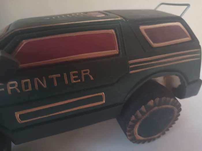 Detailed Wooden Isuzu Frontier Model
