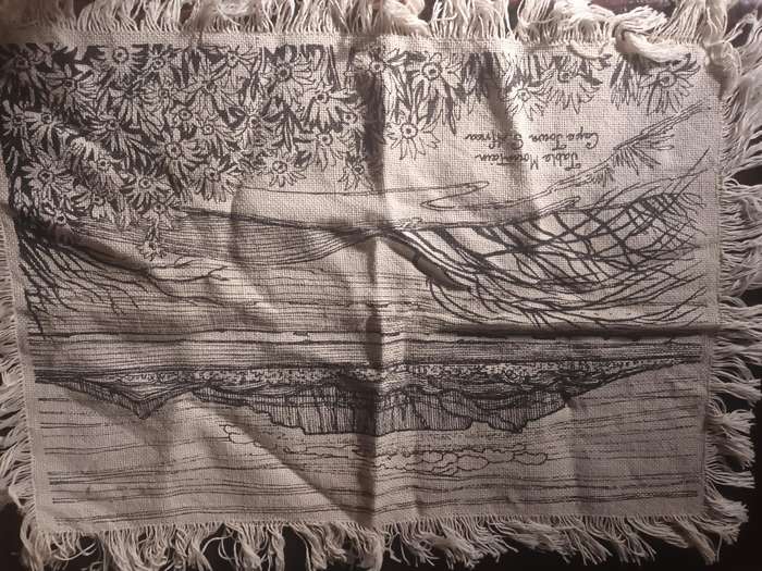 Cotton Cloth with Print of Table Mounrain