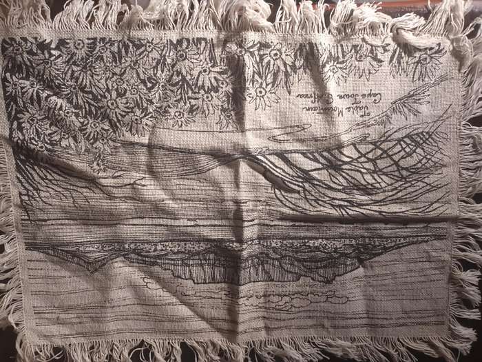 Cotton Cloth with Print of Table Mounrain