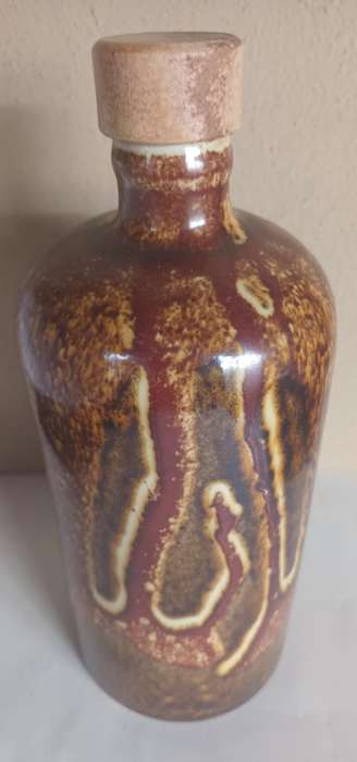 Vintage Pottery Bottle - Numbered at the Bottom