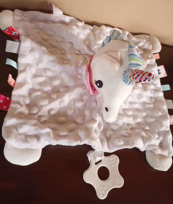 Small Blanket with Unicorn for Baby