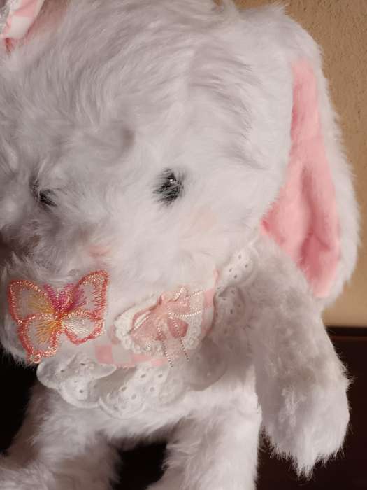 Gorgeous White and Pink Bunny Soft Toy