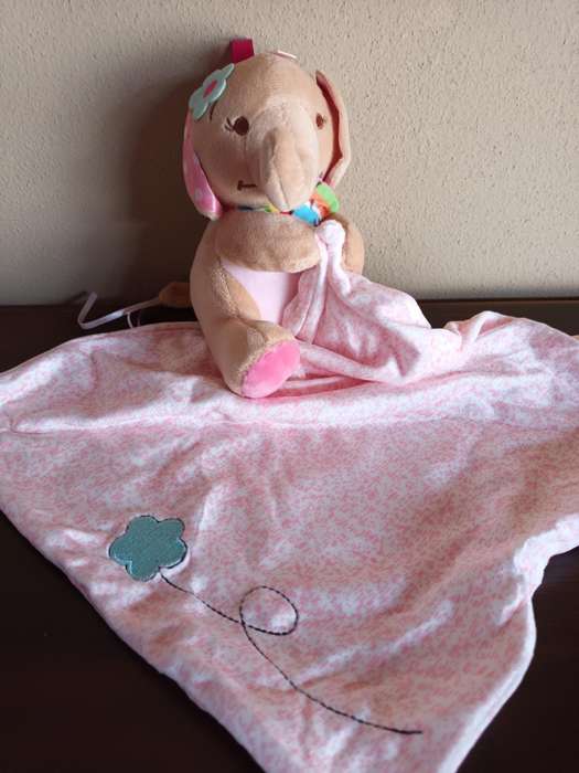 Small Elephant Soft Toy with Blanket