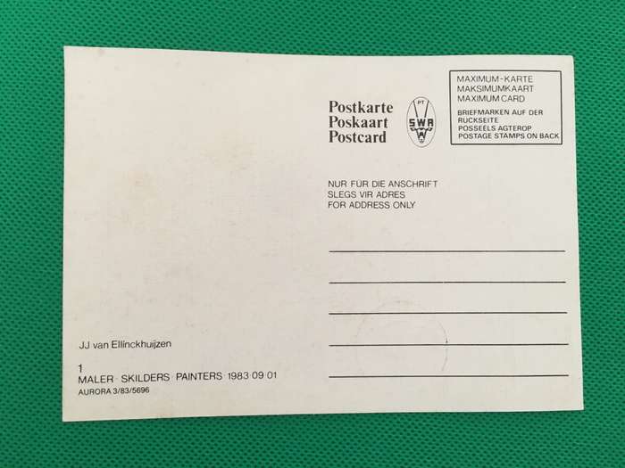 NAMIBIA SWA - FIRST DAY POSTCARD - 1983 - MOUNTAIN ZEBRA