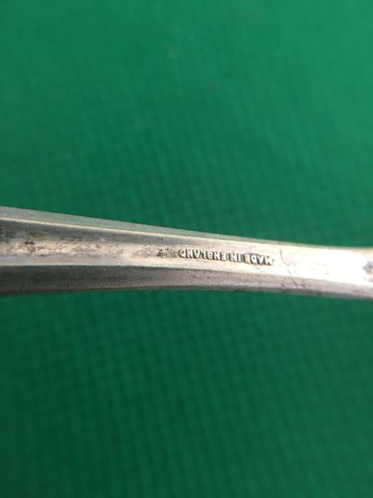 VINTAGE ANGORA SILVER PLATED 4 CAKE FORKS