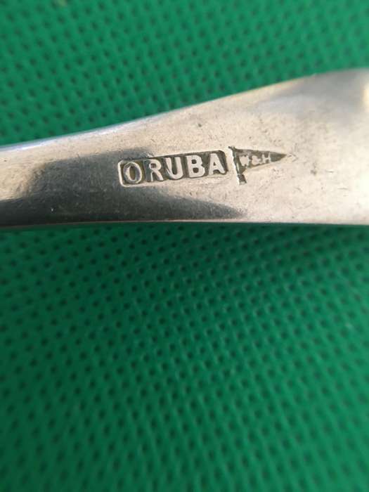 VINTAGE TO ANTIQUE - WALKER AND HALL SHEFFIELD ORUBA SILVER PLATE  FORK
