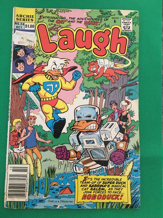 ARCHIE SERIES COMICS - LAUGH - ROBODUCK - VOL. 2  NO. 24 - 1990
