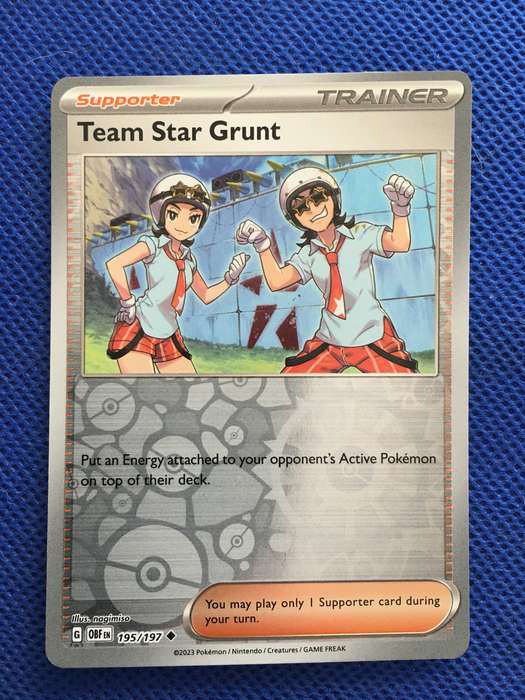 POKEMON TRADING CARD - FOIL CARD/ SHINY - TEAM STAR GRUNT
