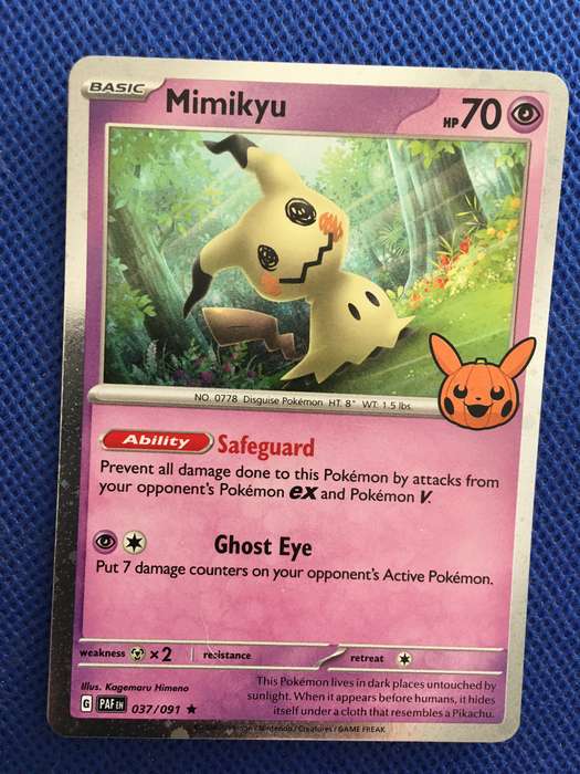 POKEMON TRADING  CARD - MIMIKYU / FOIL CARD  SHINY