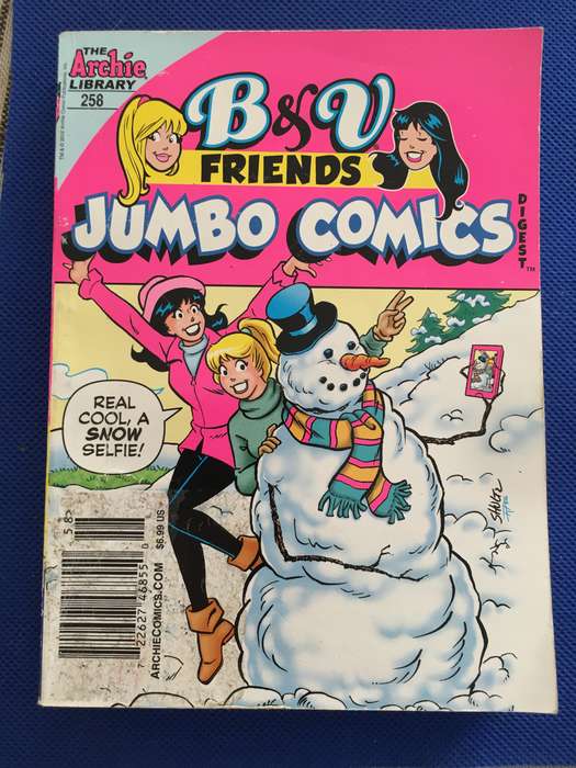 DIGEST COMIC BOOK - B & V FRIENDS - JUMBO COMICS - NO. 258 - 2018