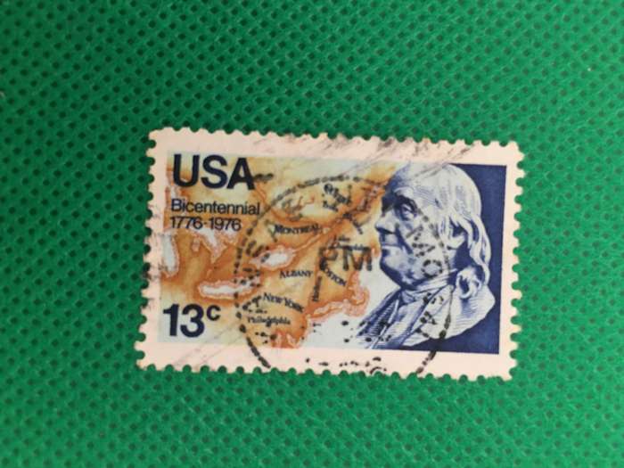 AMERICA USED STAMP 13c