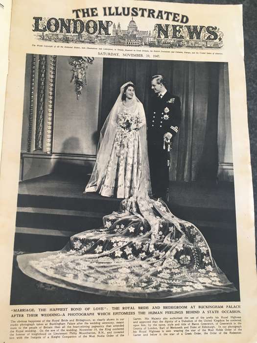 THE ILLUSTRATED LONDON NEWS - ROYAL WEDDING 1947
