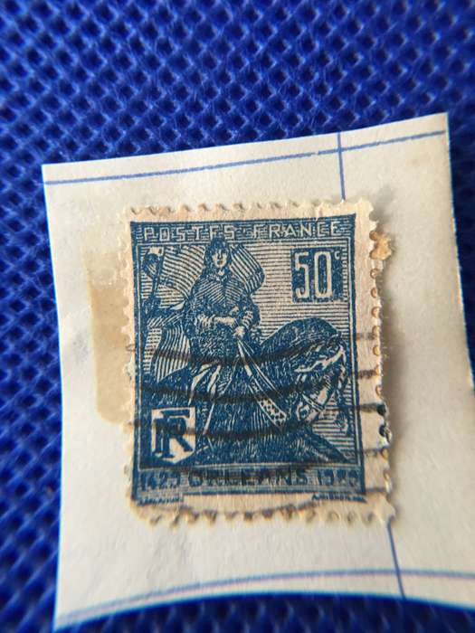 FRANCE JOAN OF ARC USED POSTAGE STAMP 1929