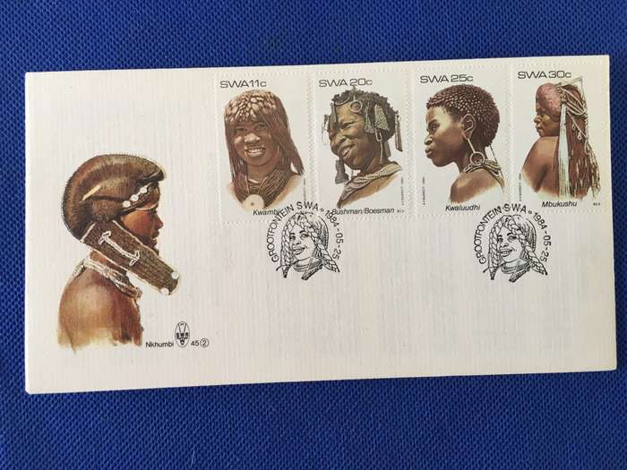 NAMIBIA - GROOTFONTEIN  TRIBES FIRST DAY COVER