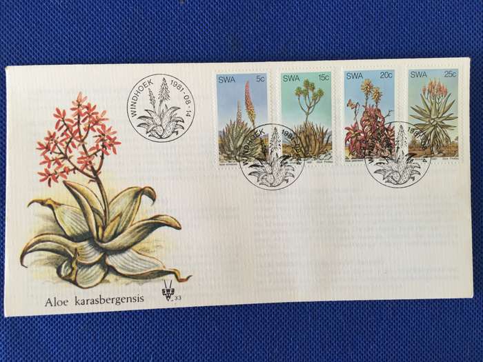 NAMIBIA FIRST DAY COVER - ALOE