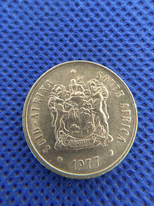 SOUTH AFRICA - COIN LOT R5 INAUGURATION - 50c  20c  5c  1c  5c  1/2c all crested  -  (A16)