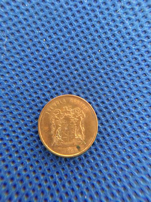 SOUTH AFRICA - COIN LOT R5 INAUGURATION - 50c  20c  5c  1c  5c  1/2c all crested  -  (A16)