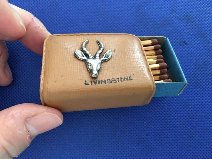 VINTAGE SPRINGBOK MATCH BOX HOLDER
