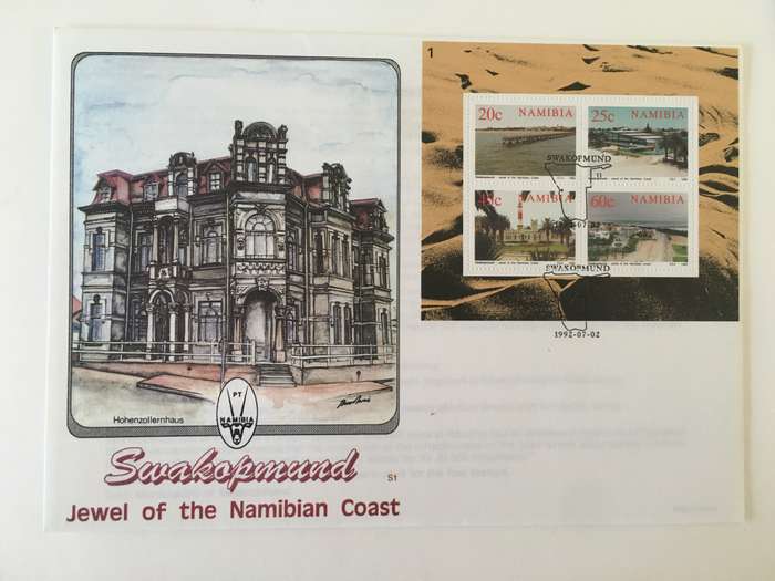 NAMIBIA 3 FDC  LARGE SIZE