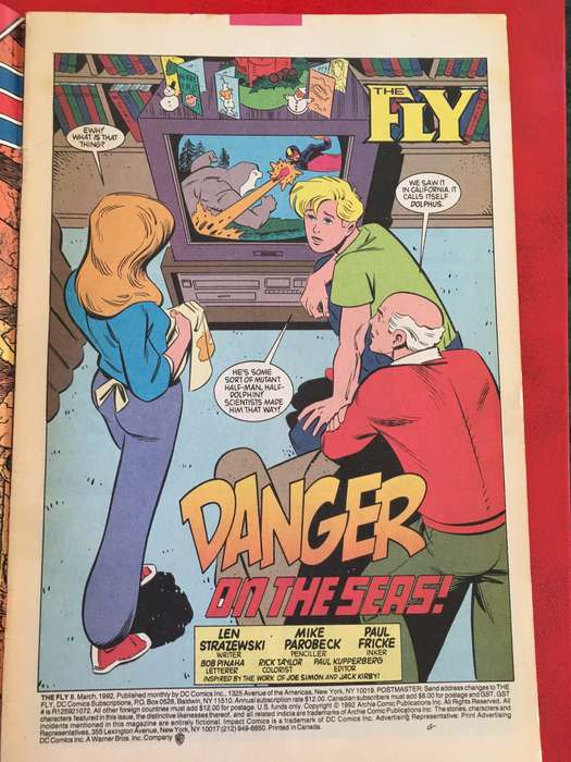 IMPACT COMICS - THE FLY 1992 - NO. 8