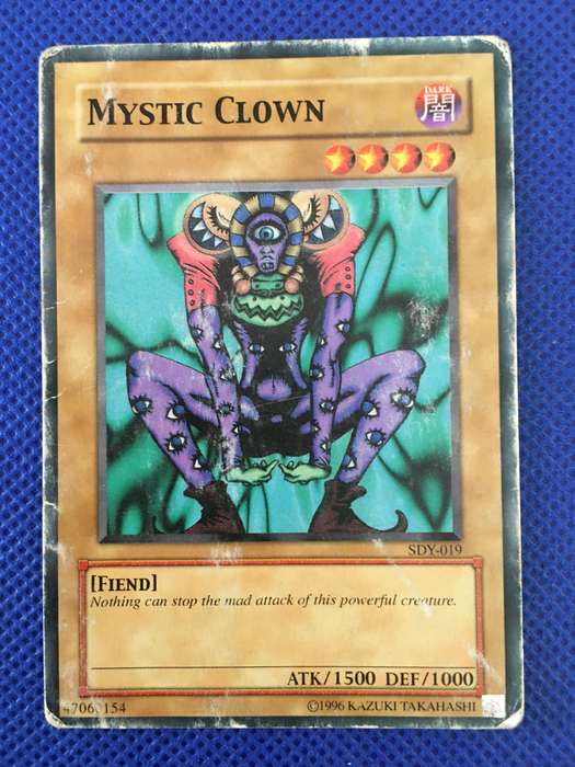 YU-GI-OH TRADING CARD - MYSTIC CLOWN