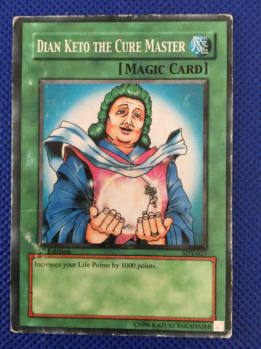 YU-GI-OH TRADING CARD -  DIAN KETO THE CURE MASTER