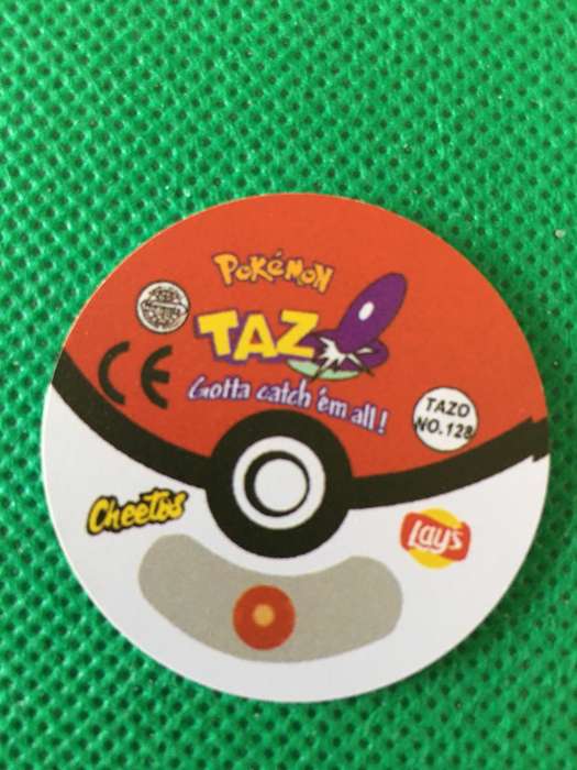 POKEMON TAZO RELEASED BY NINTENDO  AROUND THE 2000'S - CHEETOS / LAYS -NO. 128 - TAUROS