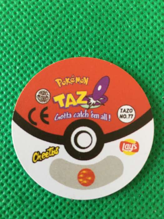 POKEMON TAZO RELEASED BY NINTENDO  AROUND THE 2000'S - CHEETOS / LAYS -NO. 77 - PONYTA