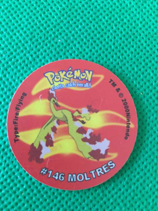 POKEMON TAZO RELEASED BY NINTENDO  AROUND THE 2000'S - CHEETOS / LAYS -NO. 146 - MOLTRES