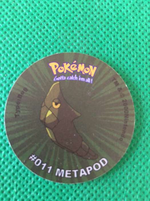 POKEMON TAZO RELEASED BY NINTENDO  AROUND THE 2000'S - CHEETOS / LAYS -NO. 11 - METAPOD