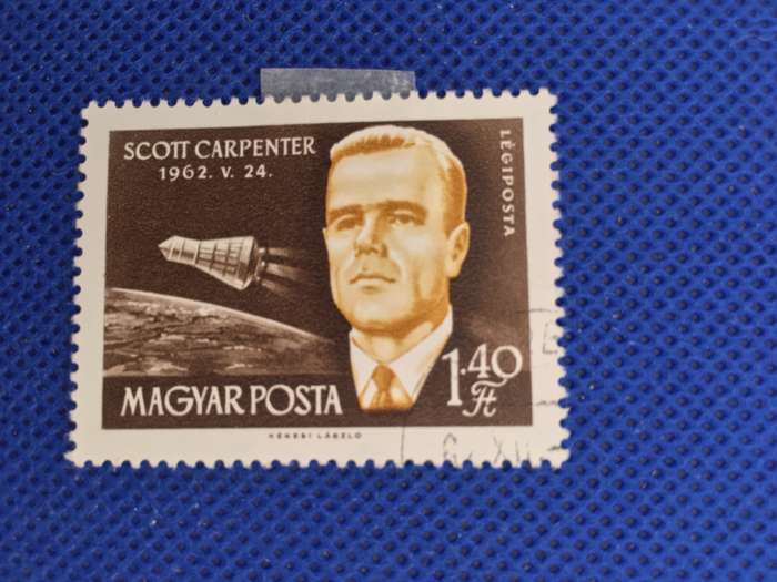 HUNGARY  STAMPS ASTRONAUTS - 4 USED STAMPS