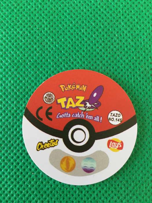 POKEMON TAZO RELEASED BY NINTENDO  AROUND THE 2000'S - CHEETOS / LAYS -NO. 145 - ZAPDOS