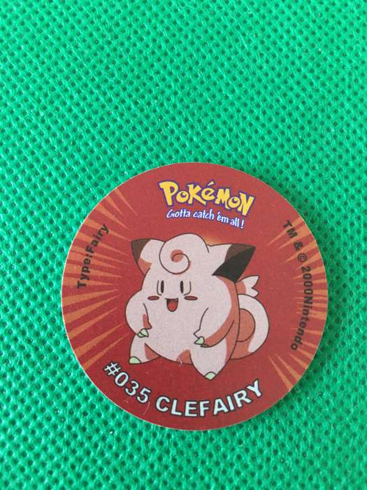 POKEMON TAZO RELEASED BY NINTENDO  AROUND THE 2000'S - CHEETOS / LAYS -NO. 35 - CLEFAIRY