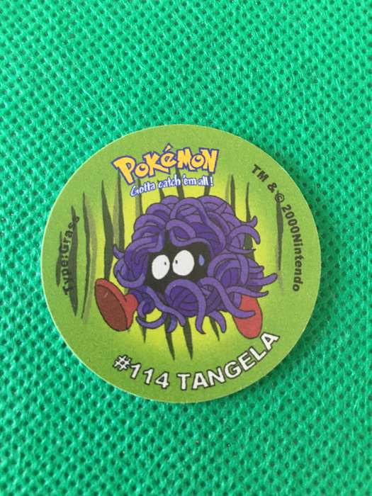 POKEMON TAZO RELEASED BY NINTENDO  AROUND THE 2000'S - CHEETOS / LAYS -NO. 114 - TANGELA