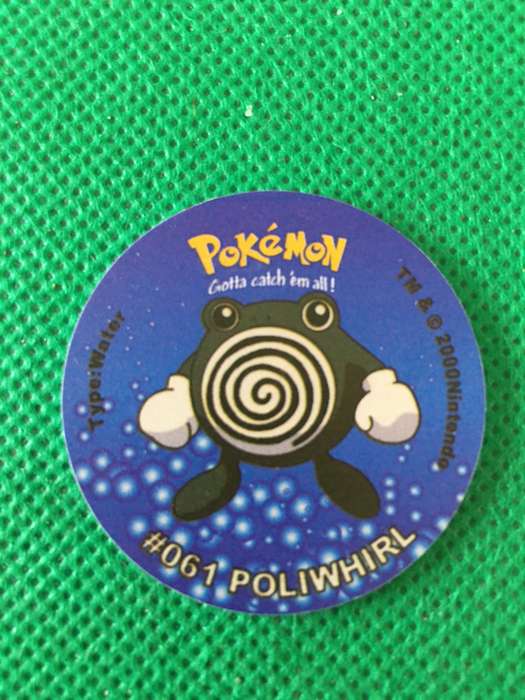 POKEMON TAZO RELEASED BY NINTENDO  AROUND THE 2000'S - CHEETOS / LAYS -NO. 61 - POLIWHIRL