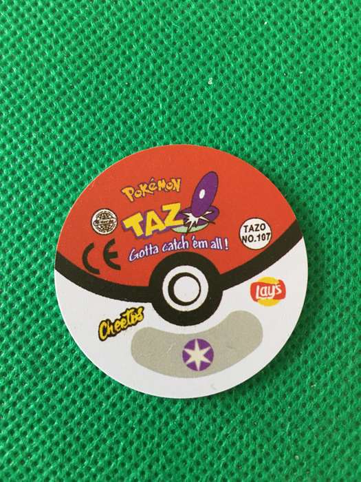 POKEMON TAZO RELEASED BY NINTENDO  AROUND THE 2000'S - CHEETOS / LAYS -NO. 107 - HITMONCHAN