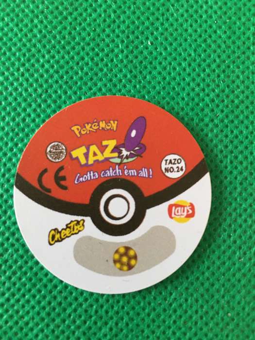 POKEMON TAZO RELEASED BY NINTENDO  AROUND THE 2000'S - CHEETOS / LAYS -NO. 24 - ARBOK
