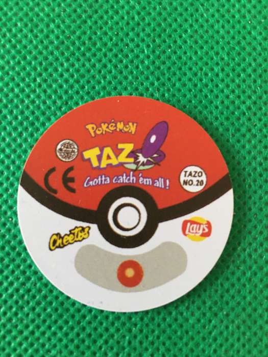 POKEMON TAZO RELEASED BY NINTENDO  AROUND THE 2000'S - CHEETOS / LAYS -NO. 20 - RATICATE