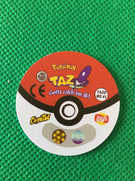 POKEMON TAZO RELEASED BY NINTENDO  AROUND THE 2000'S - CHEETOS / LAYS -NO.  41 - ZUBAT