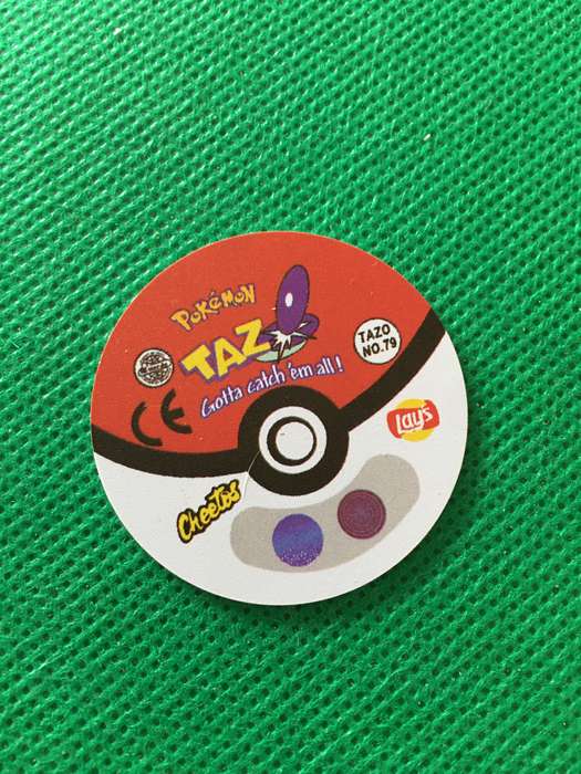 POKEMON TAZO RELEASED BY NINTENDO  AROUND THE 2000'S - CHEETOS / LAYS -NO. 79 - SLOWPOKE