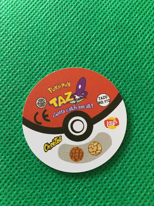 POKEMON TAZO RELEASED BY NINTENDO  AROUND THE 2000'S - CHEETOS / LAYS -NO. 112 - RHYDON