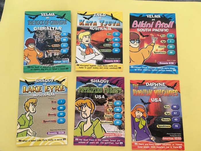 HANNA-BARBERA - SCOOBY-DOO - WORLD OF MYSTERY - PACK OF 6 CARDS