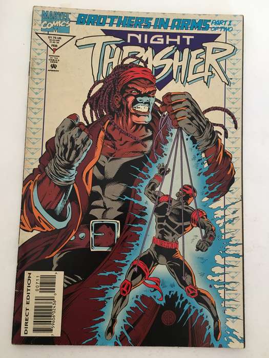 MARVEL COMICS - BROTHERS IN ARS PART 1 OF 2 - NIGHT THRASHER - VOL. 1  NO. 7 - 1994