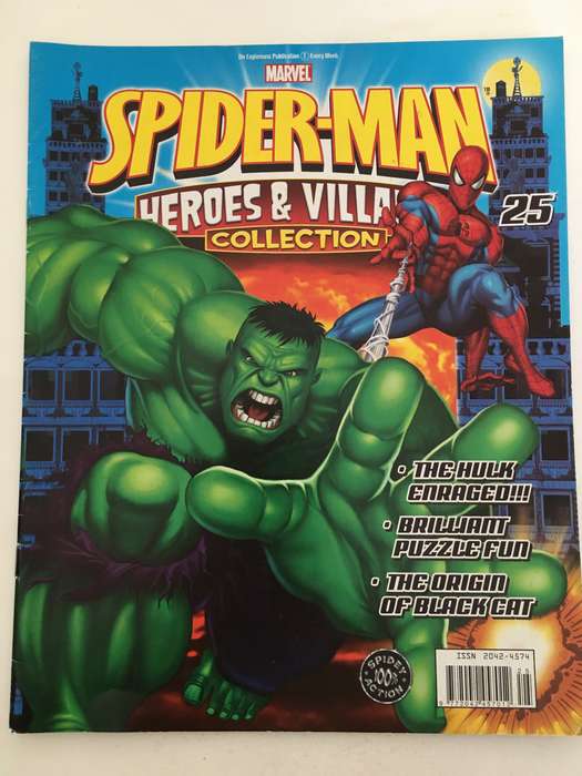 MARVEL COMICS - SPIDER-MAN - HEROES & VILLAINS COLLECTION -WITH 5 FREE  CARDS!!!! CARDS MAY VARY